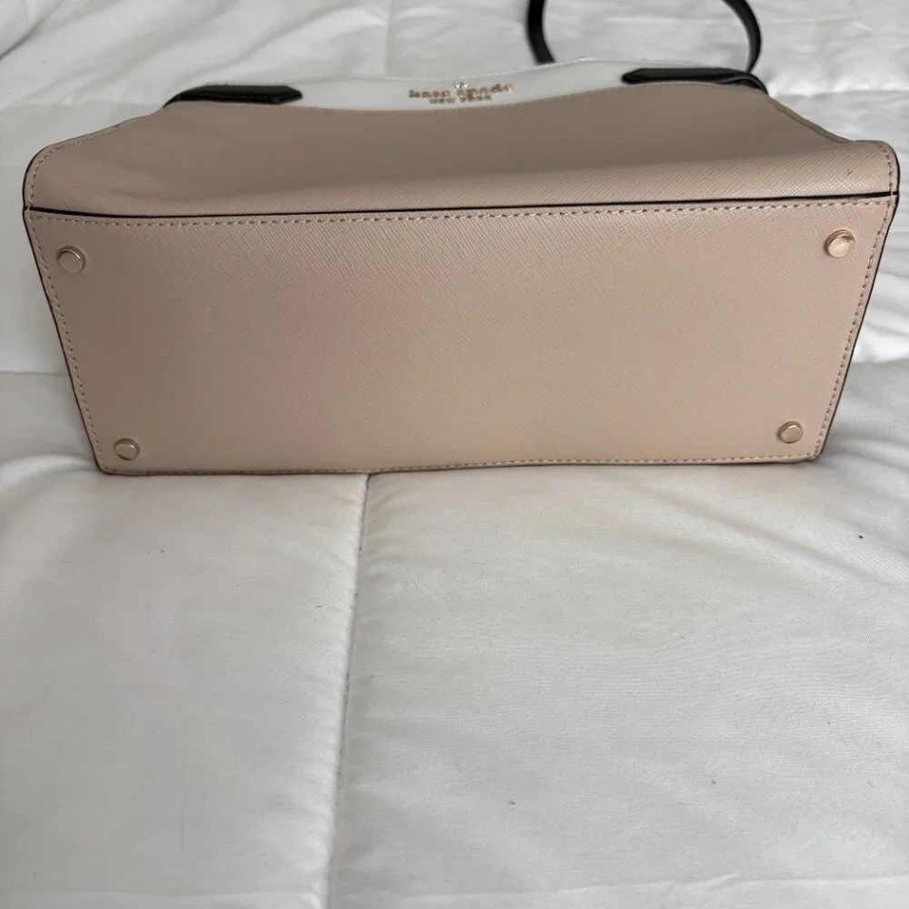 Kate Spade New York Staci Medium Saffiano Leather Satchel/Crossbody Purse Wallet